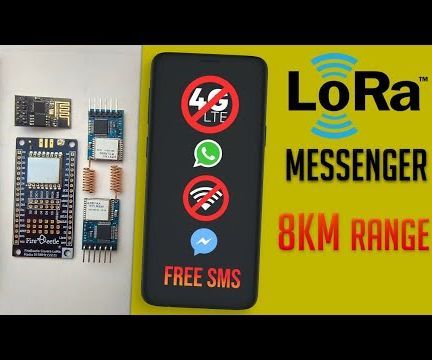 LoRa Messenger for Two Devices for Distances Up to 8km