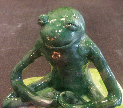 Ceramic Sculpture, Beginner: Meditating Frog
