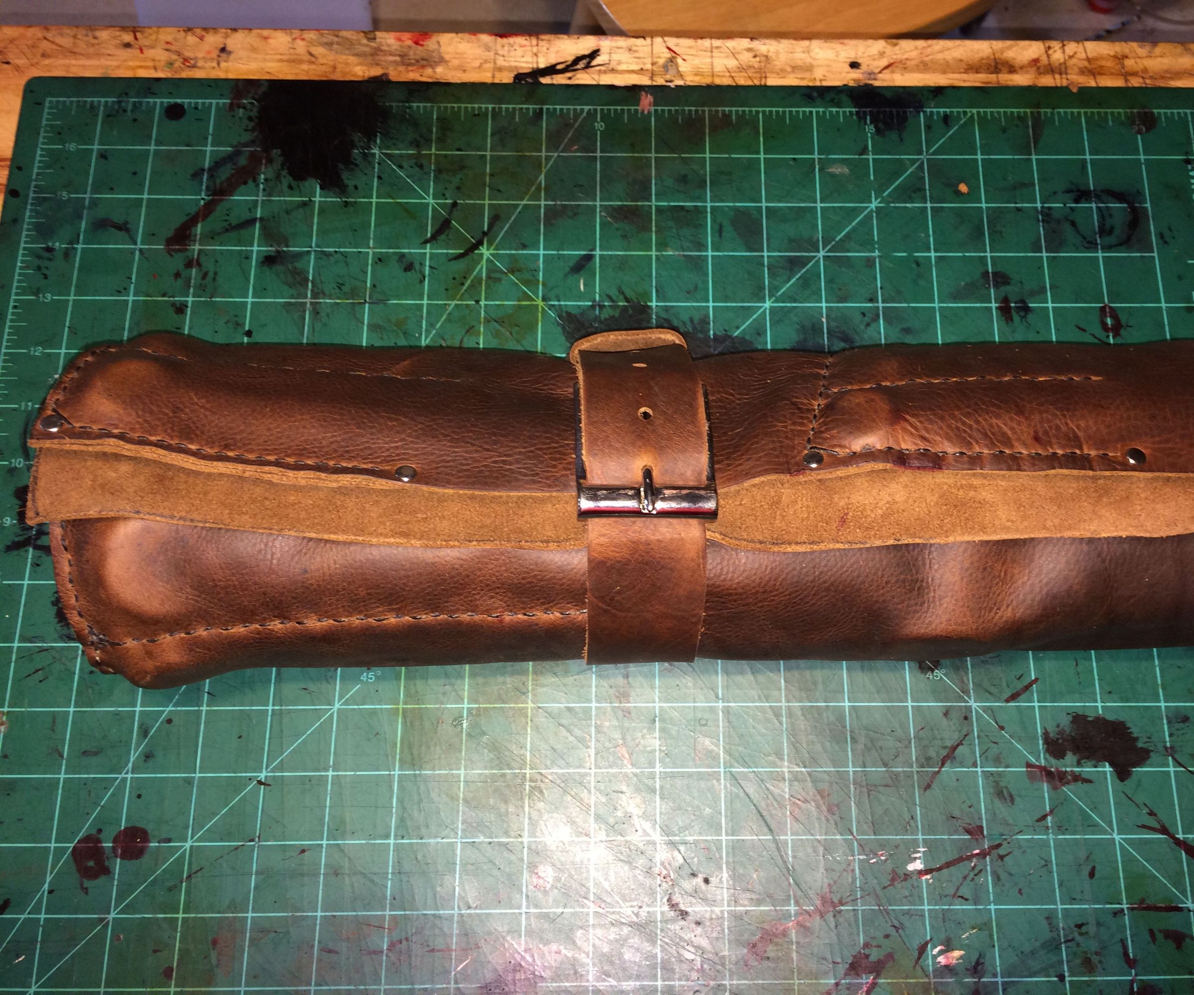 Mustang Leather Tool Roll