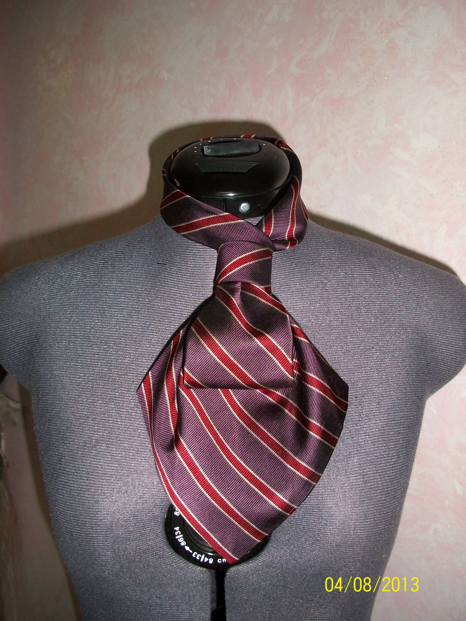 *REPURPOSED* Women's FASHION Tie - PURPLE