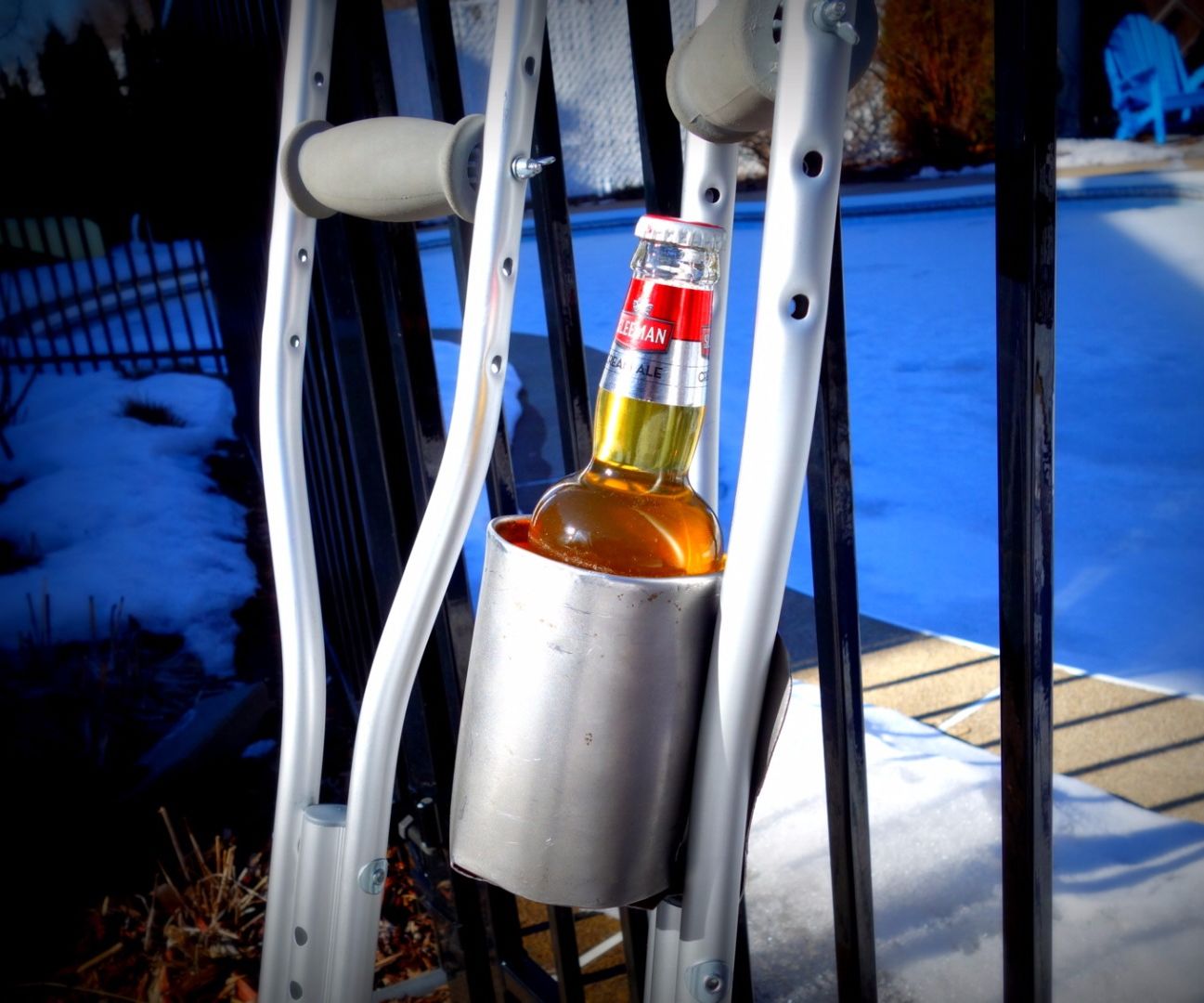 The Ambulant Crutch Cup Holder