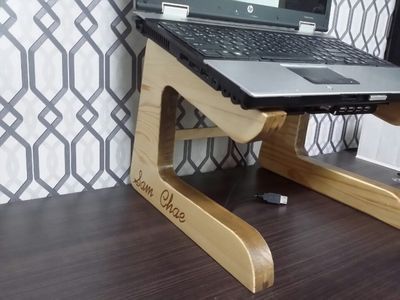Custom Designed Laptop Stand From Reclaimed Woods. : 6 Steps (with ...