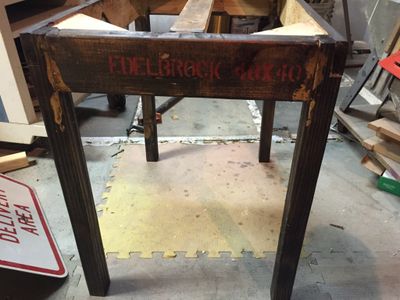 Wood Pallet and Street Sign Table : 5 Steps (with Pictures) - Instructables