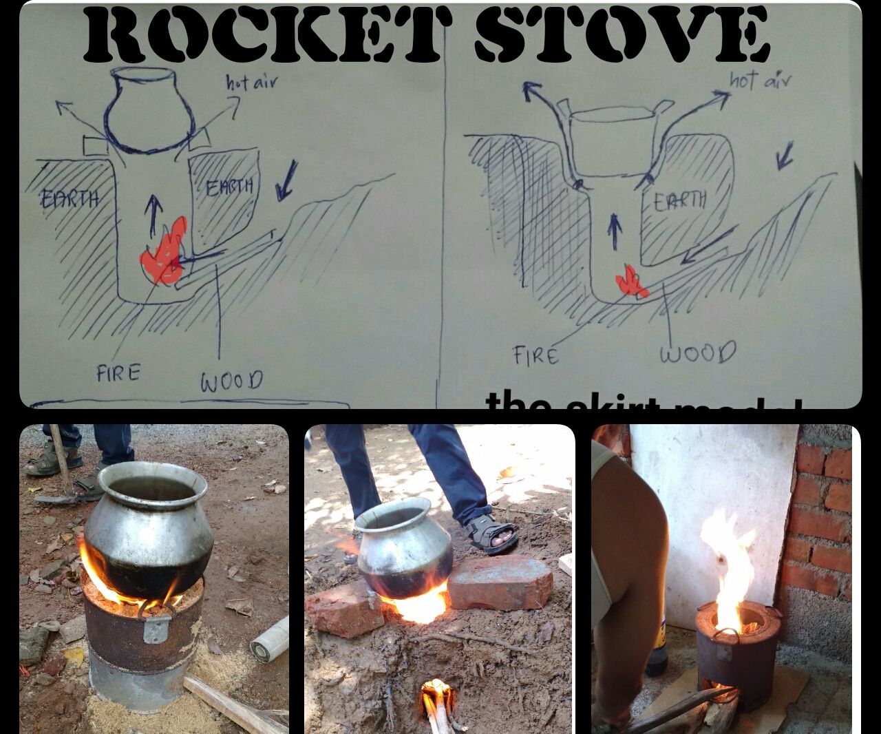 RoCkeT StOvE(one in the Ground & a Usual One)
