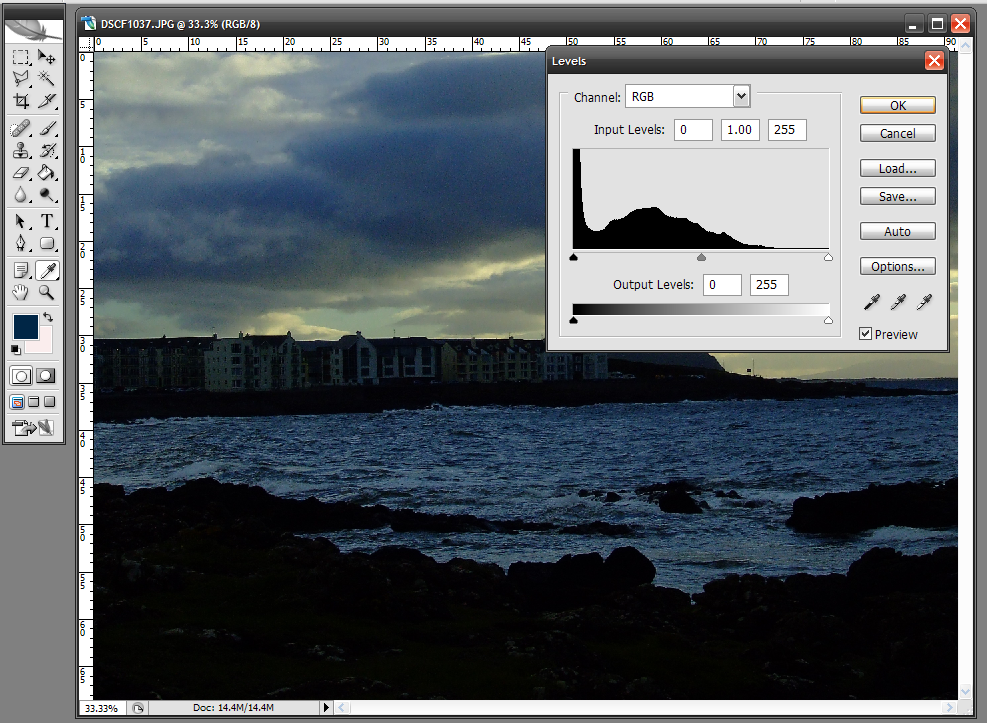 Quickly Brightening Up a Photo in Photoshop.