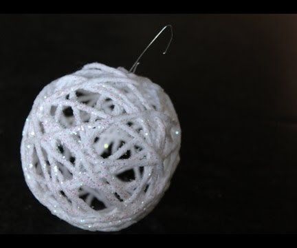 DIY Snowball Ornament