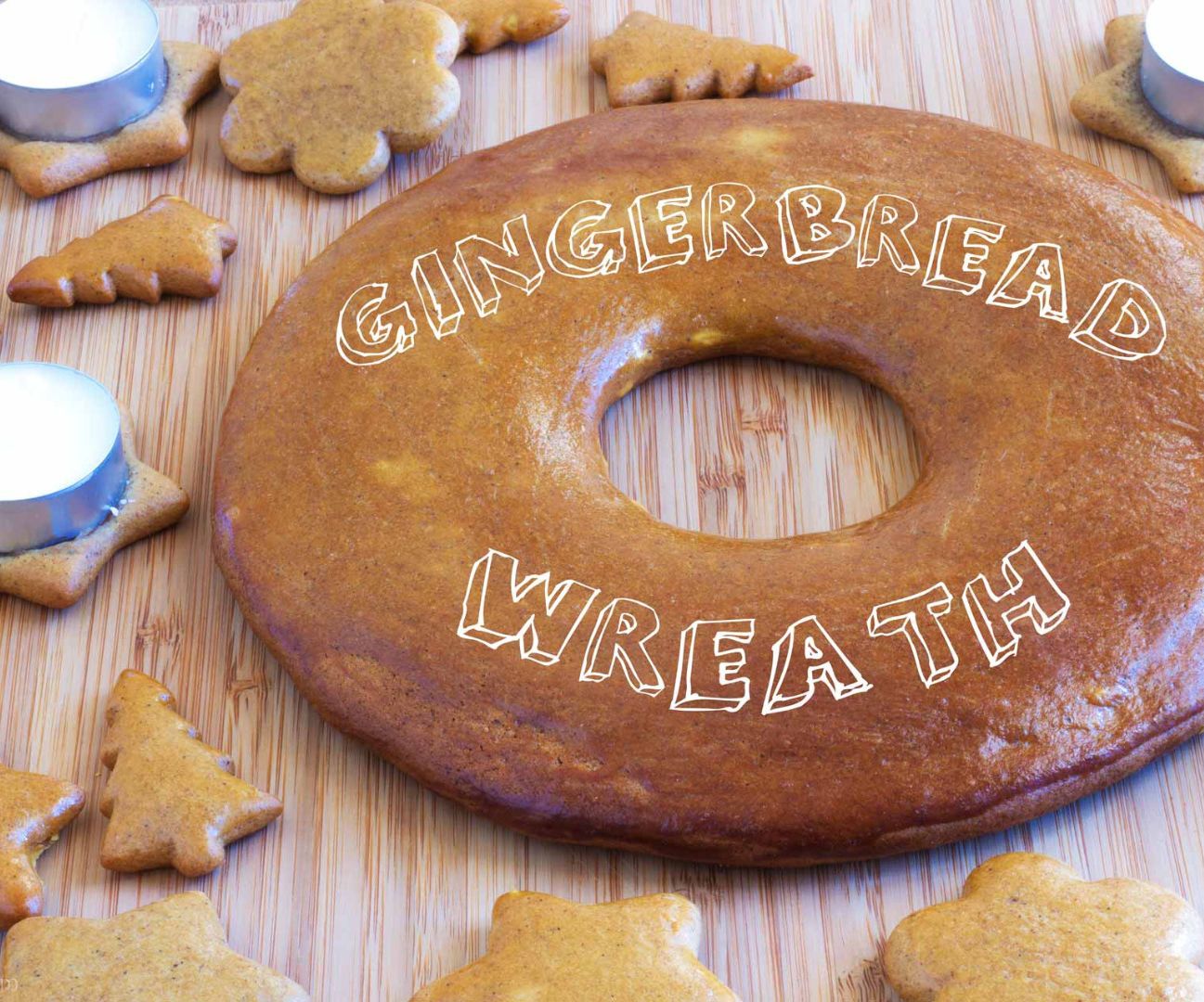 How to Bake a Gingerbread Christmas Advent Wreath
