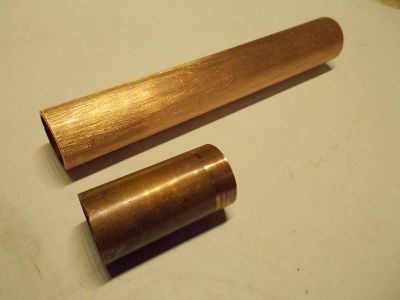 Cut the Copper Pipe Into Pieces and Sandpaper Them
