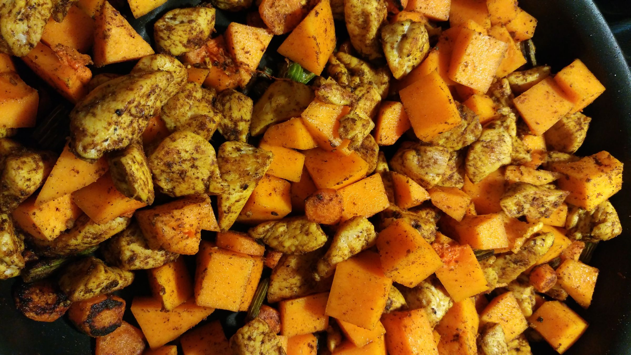 Chicken and Butternut Squash Tagine With Herbed Couscous Or, a
