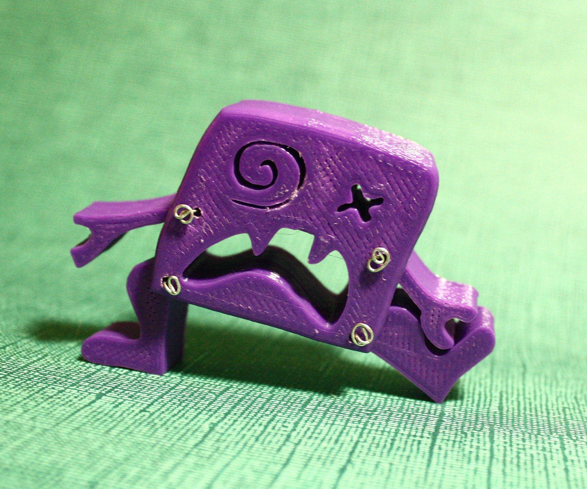3D Printed Monster From 2D Drawing in 123D Design