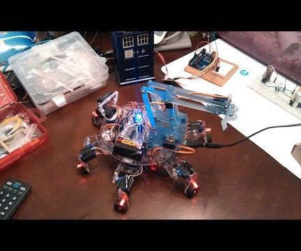 Hector the Hexapod: Cheapest Hexapod w/ Arm(Arduino)