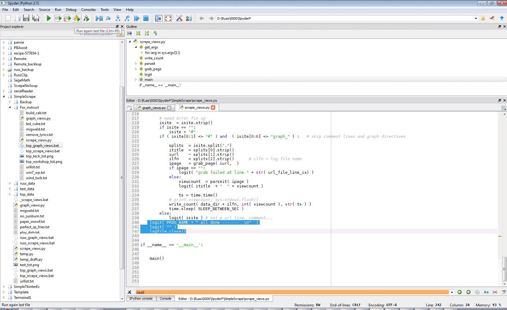 Graph Instructable Views With Python Screen Scraping : 6 Steps ...