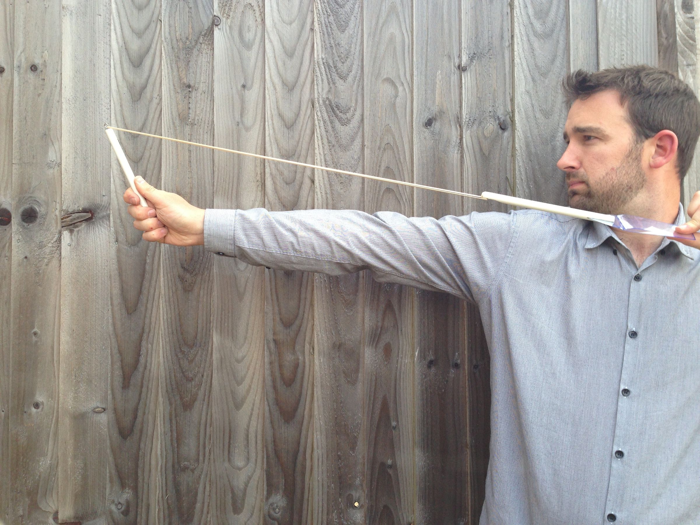 Elastic Band Flinging Helicopter