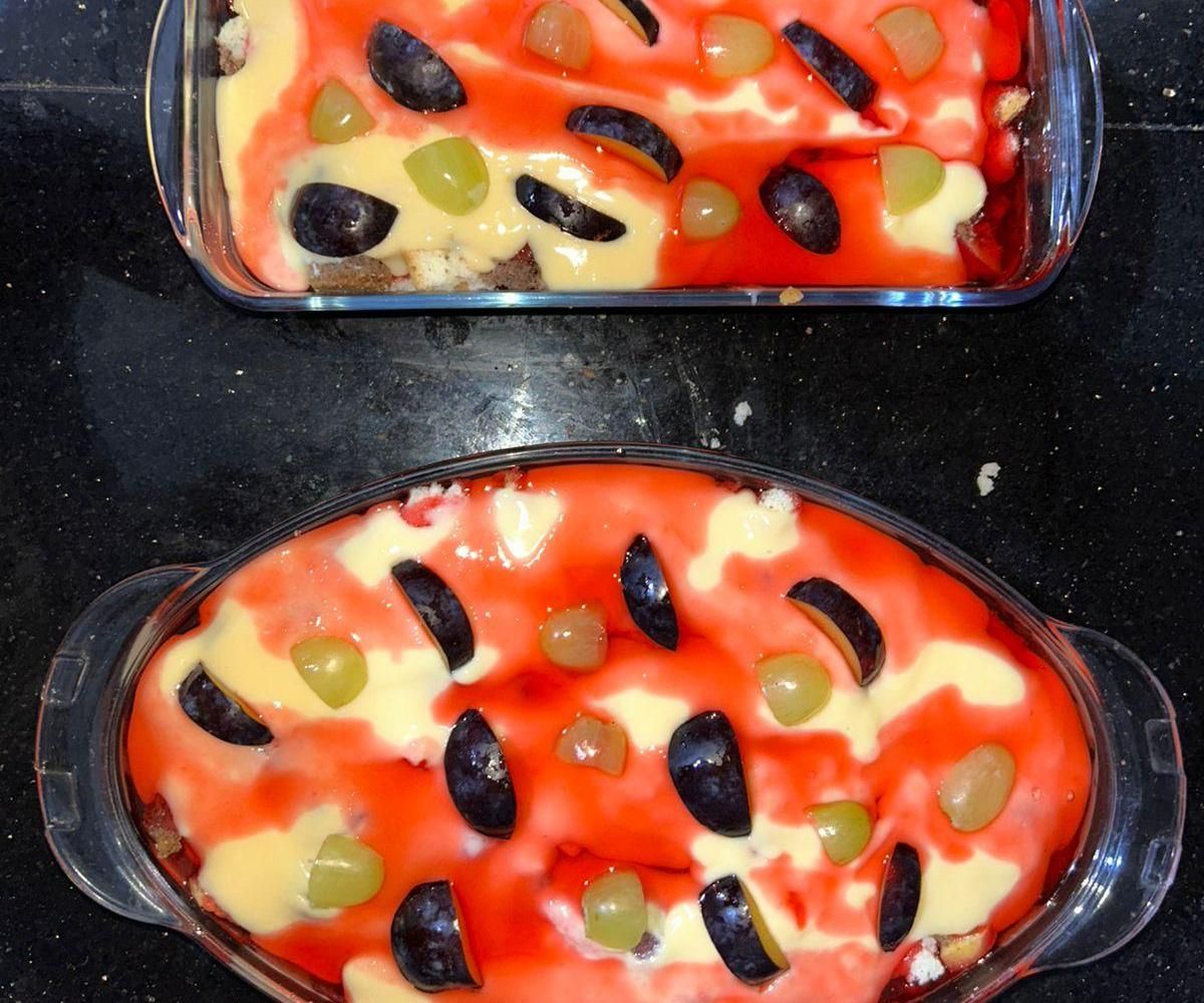 🍓How to Make a Refreshing Fruit Trifle Dessert