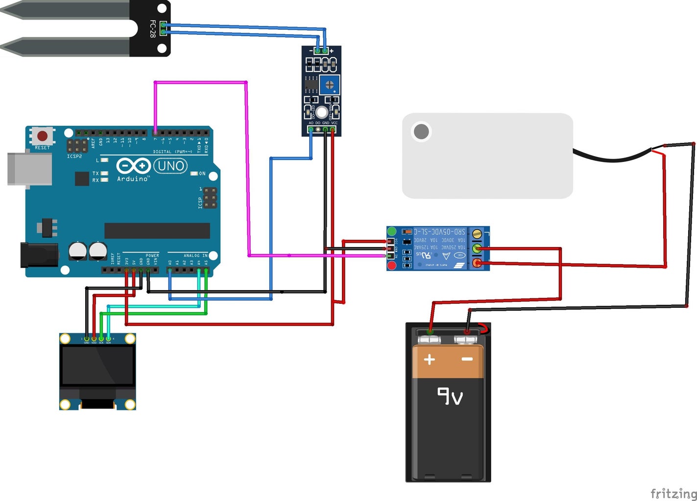Automatic Plant Watering System Using Arduino : 5 Steps (with Pictures ...