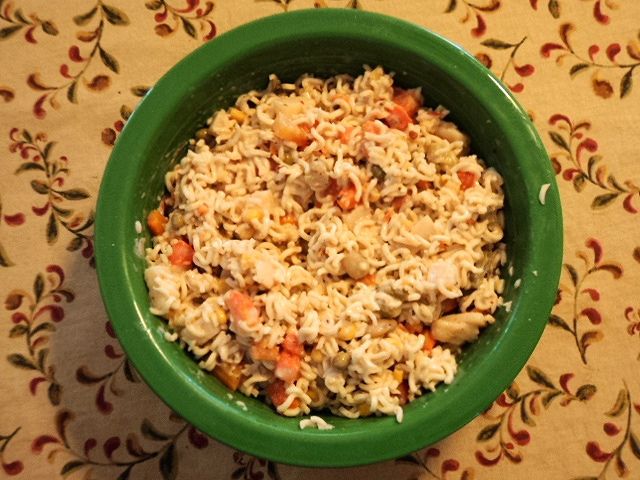 Spicy Ramen Salad  "cold Cook"