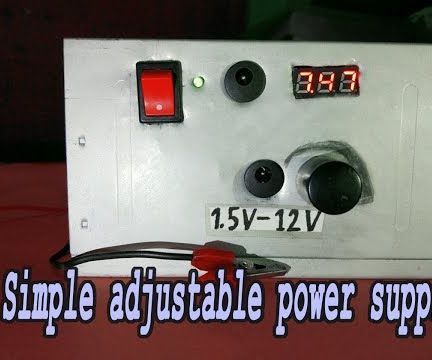 How to Make Adjustable Bench Power Supply Out of an Old Pc Power Supply