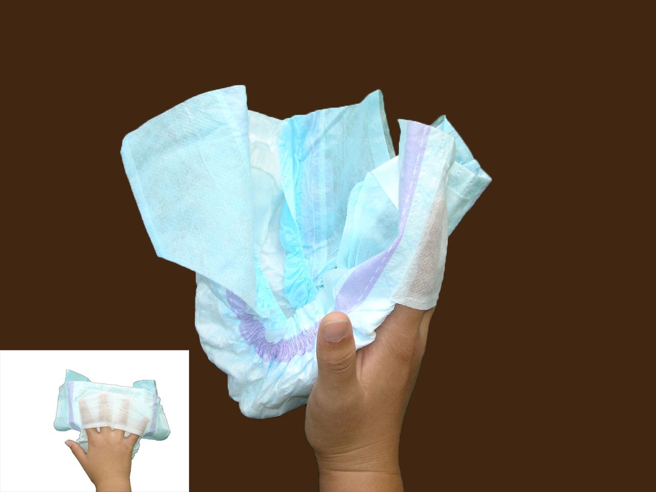 Glove Type Diaper