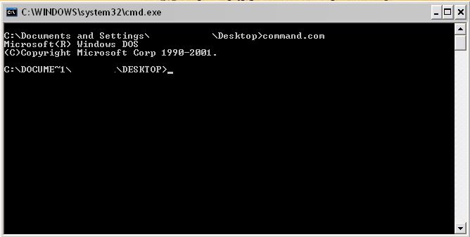 Create a Command Prompt Window the Easy Way.