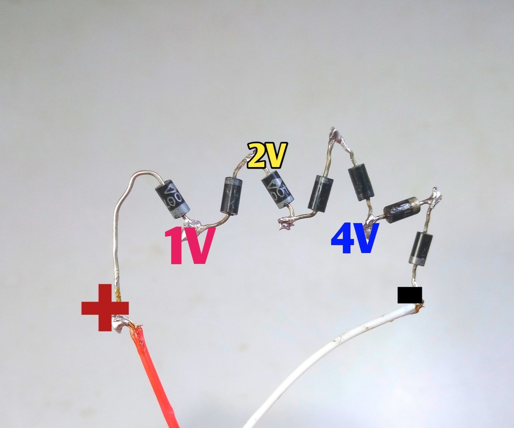 Adjustable Power Supply Using Diodes