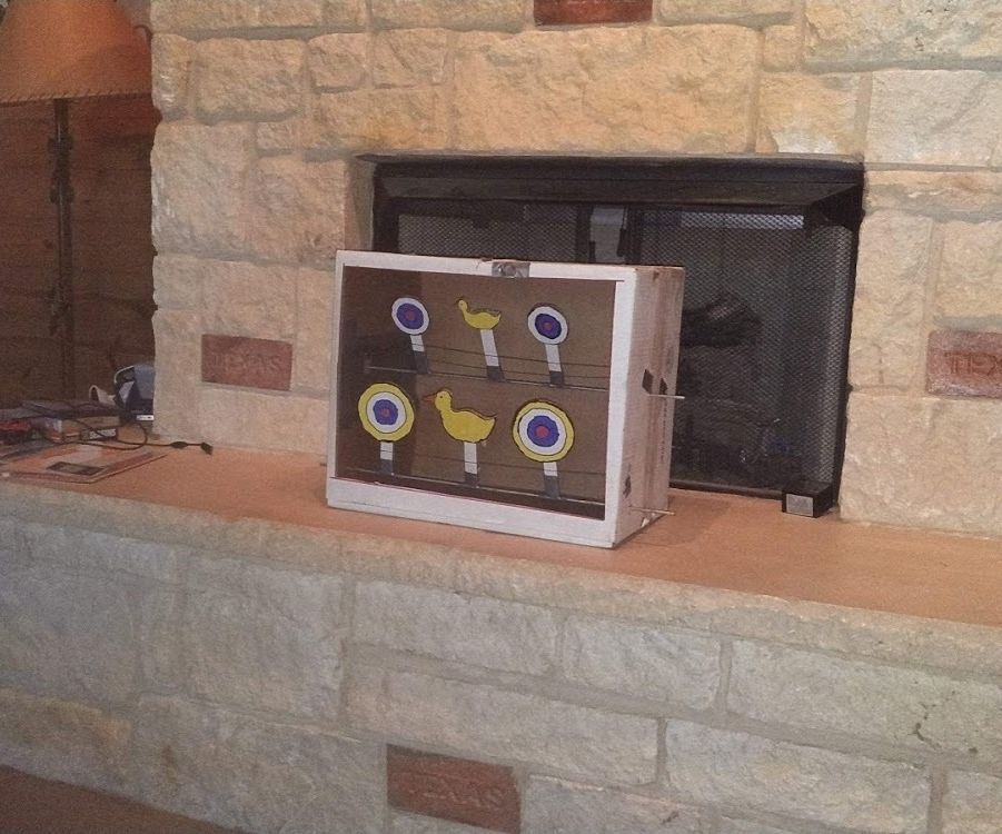 Cardboard Shooting Gallery