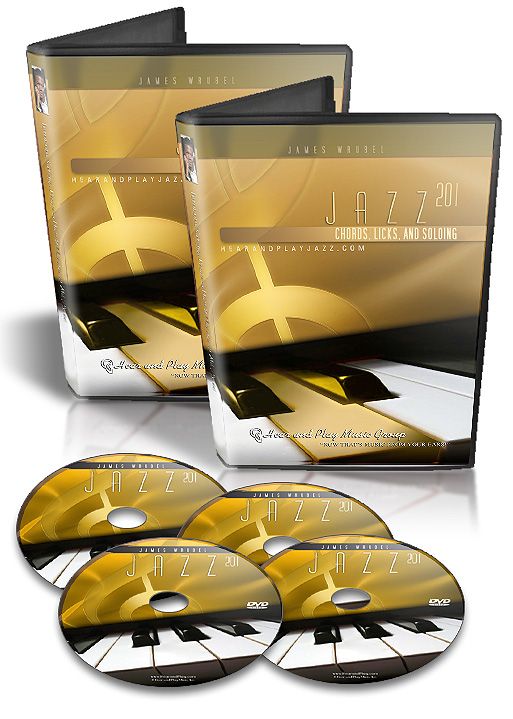 Hear and Play Jazz 201: 2-5-1 Piano Chords With Bibop Structure