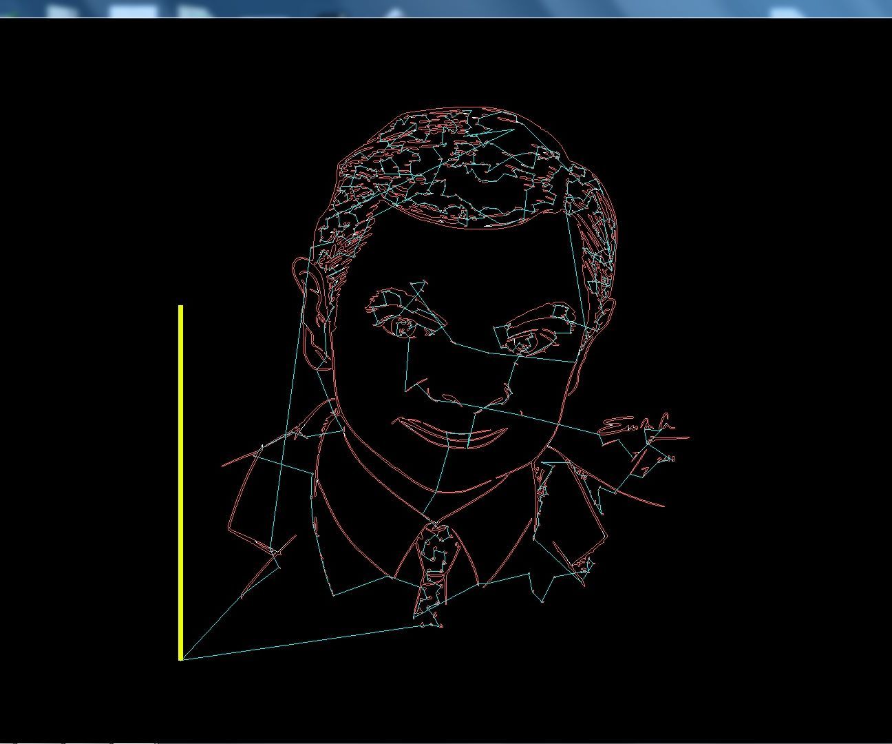 Mr Bean, Laser Engraved