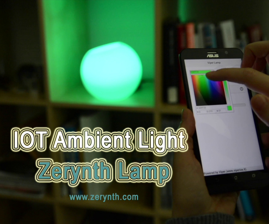 IoT Ambient Light: Zerynth Lamp