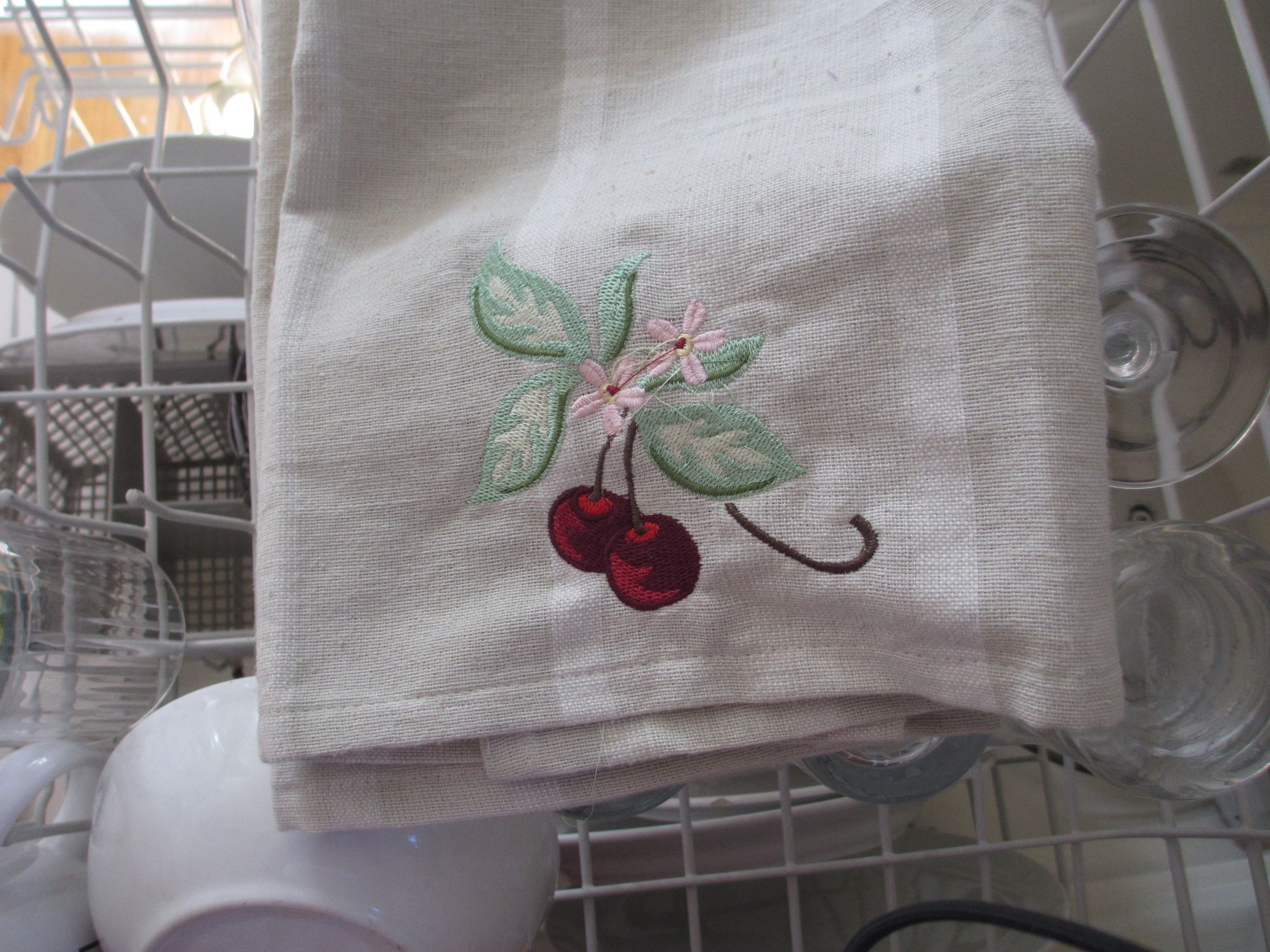 Decorating a Dish Towel
