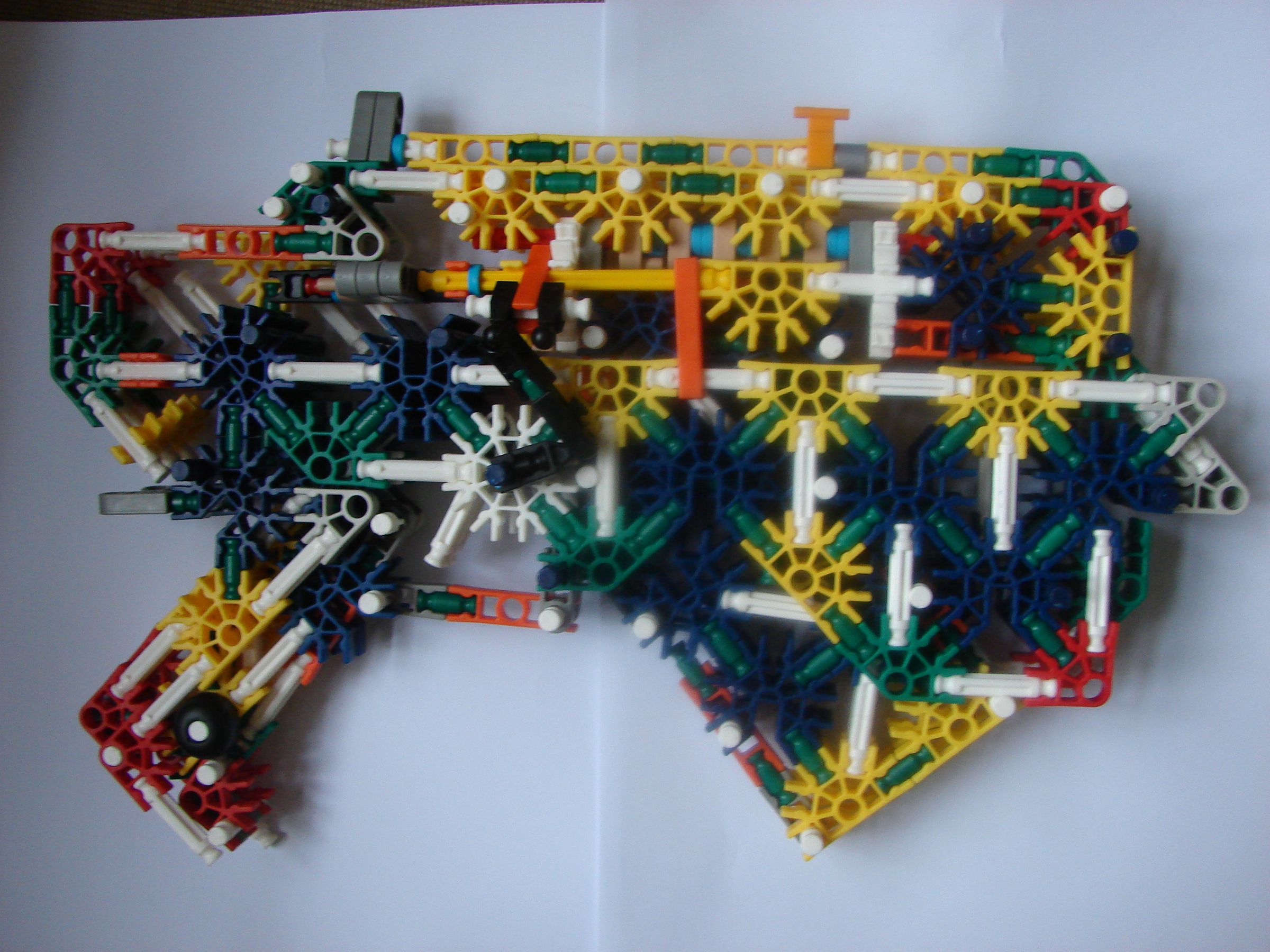 Knex Gears of War Snub Pistol and the New Firing System of My Chainsaw Gun