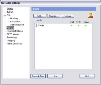 Install FreeSSH Server
