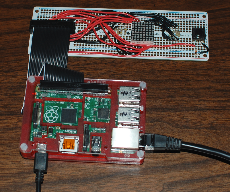 8x8 LED Matrix for RaspberryPi and 3 Programs 8 Steps Instructables