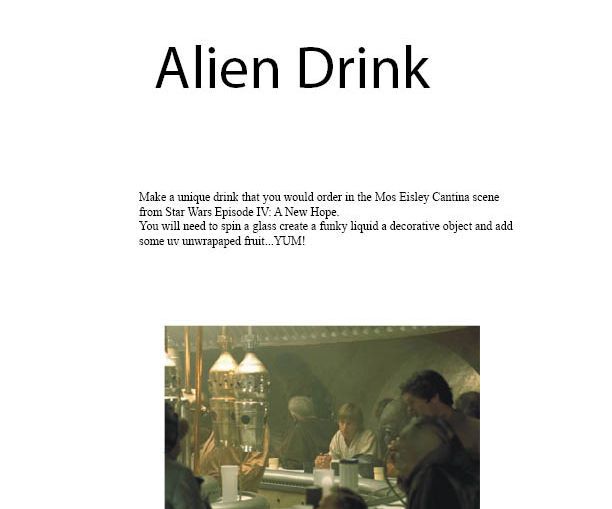 Star Wars Cantina Drink