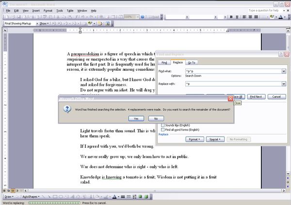 Notepad Text Formatting Tips Quick Formatting With Notepad and Word : 8 Steps - Instructables