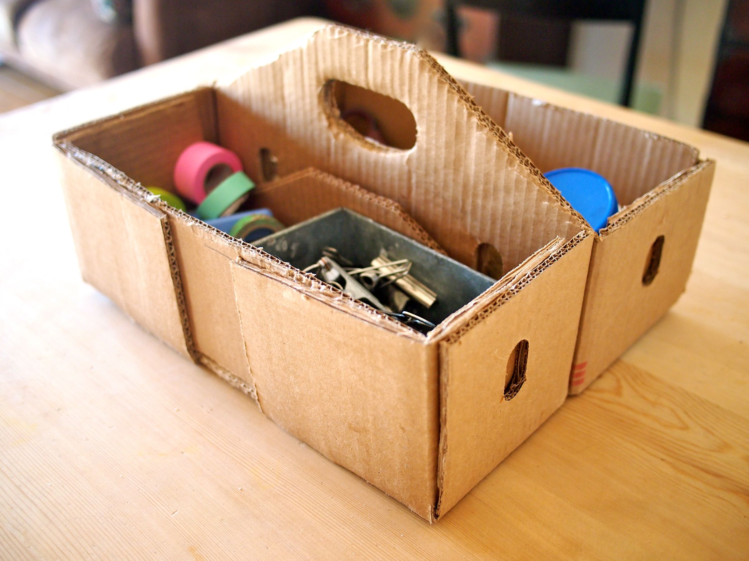Make a Cardboard Tool Box