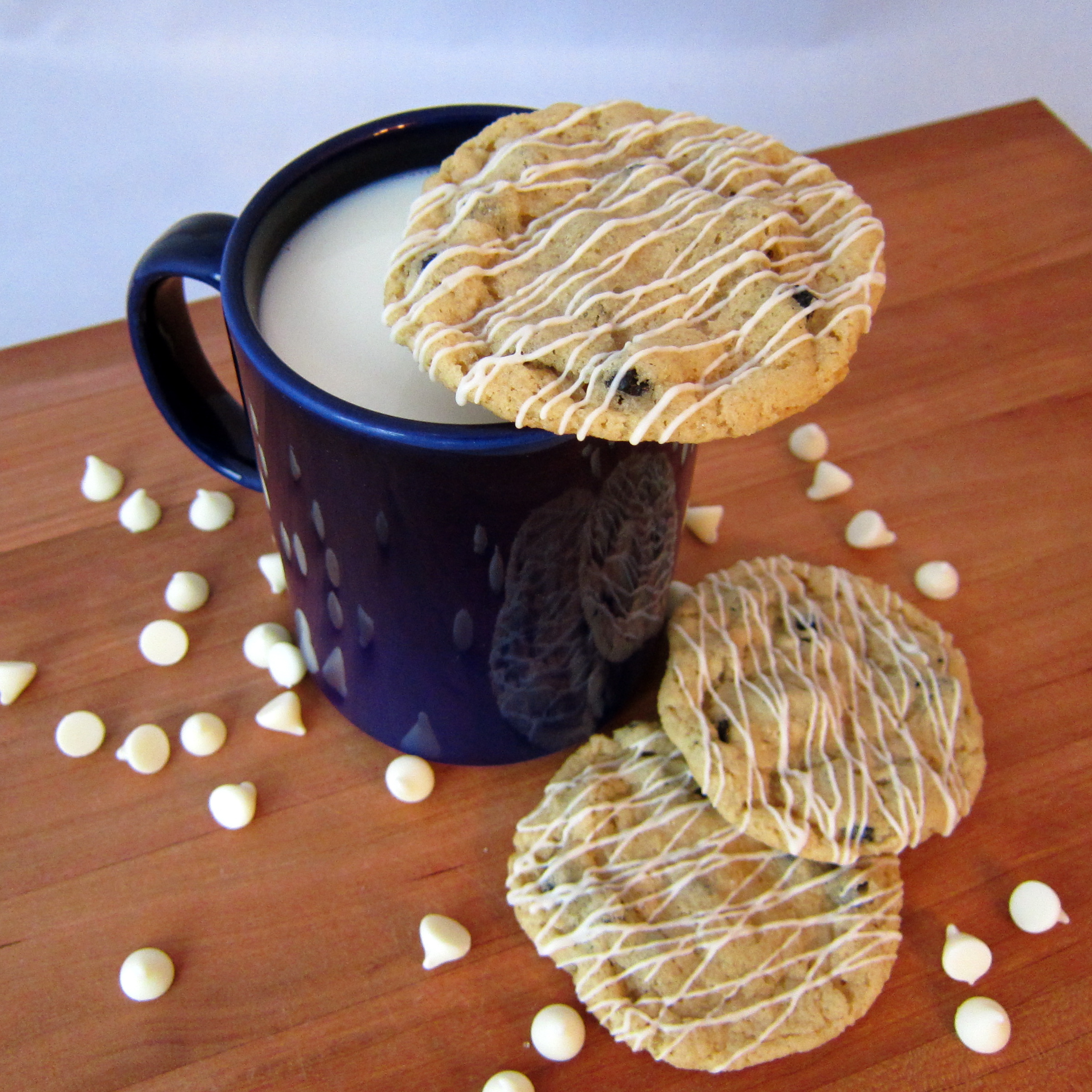 Salted Blueberry Cookies