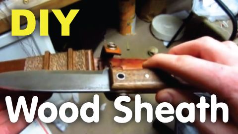 DIY Wood Knife Sheath