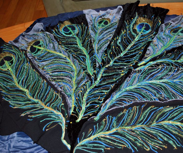 Backing Up the Peacock Fan