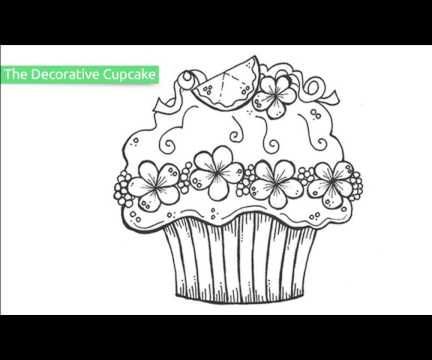 Top 20 Free Printable Cupcake Coloring Pages