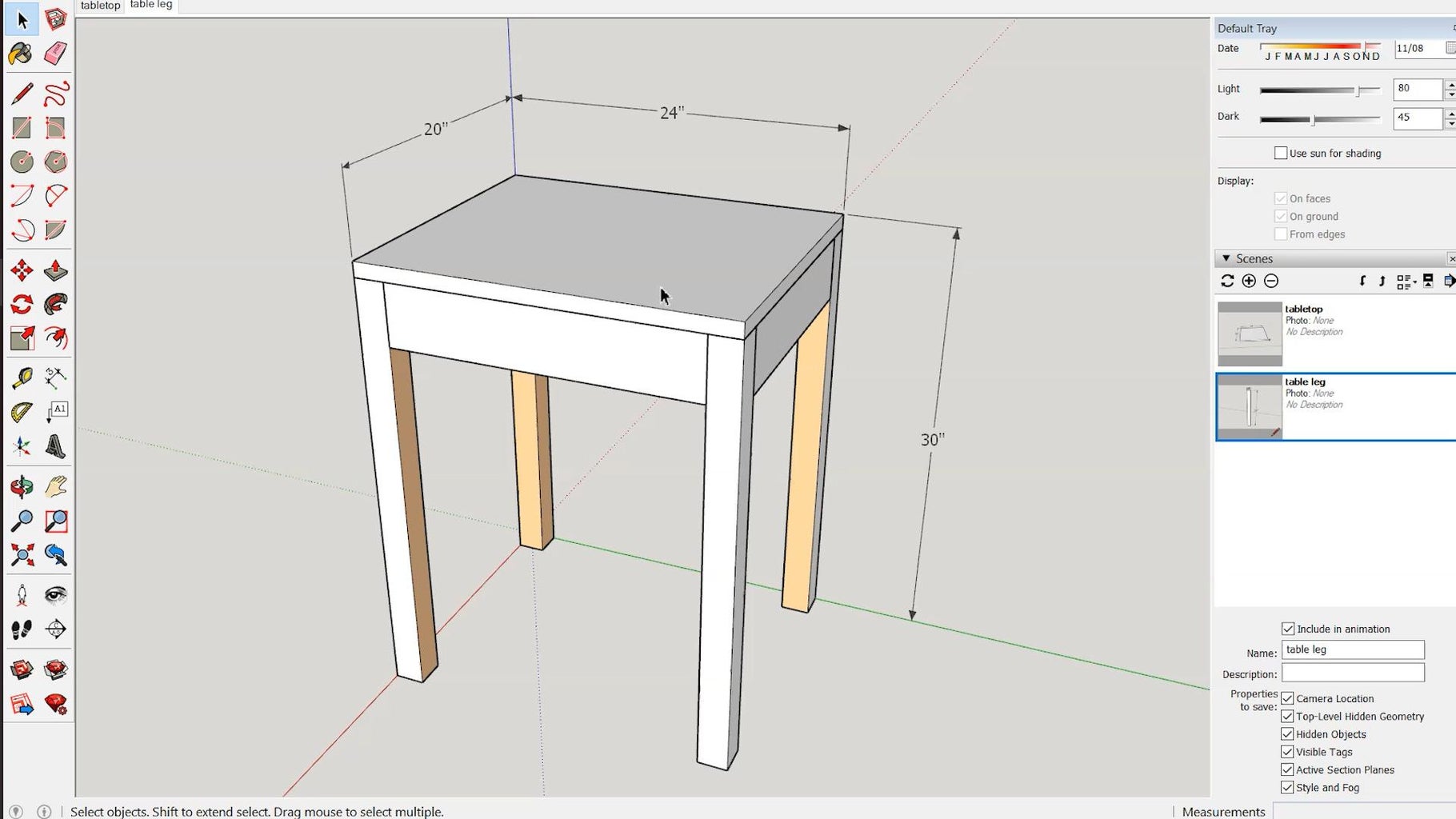 шаблоны мебели для sketchup