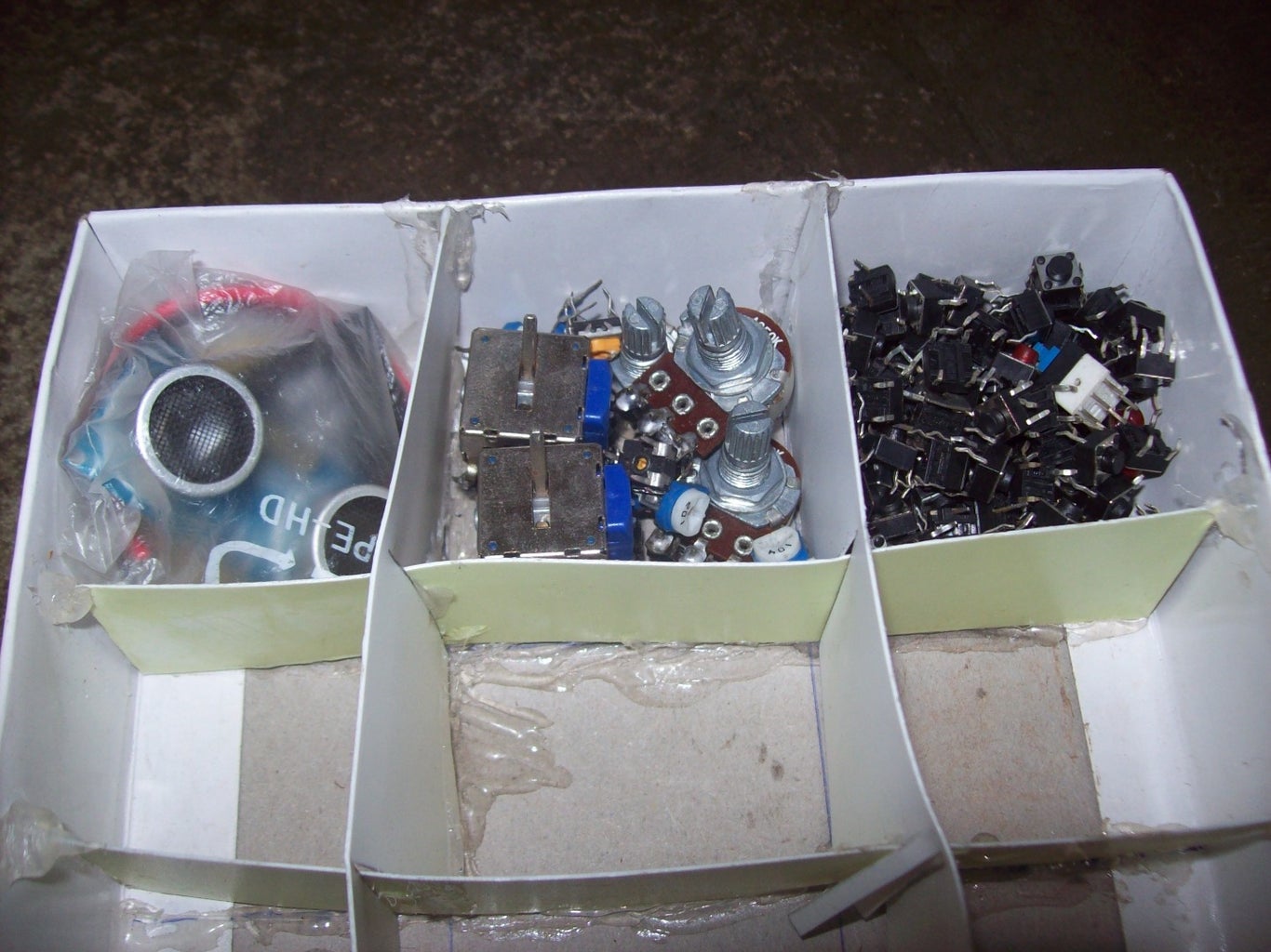 Homemade Electronic Components Organizer : 7 Steps Circuit Diagram