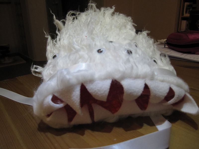 Hairy Monster Drawstring Pouch (for Rpg)