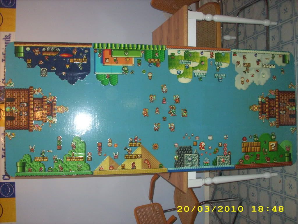 Super Mario Bros. 3 Beer Pong and Flip Cup Table