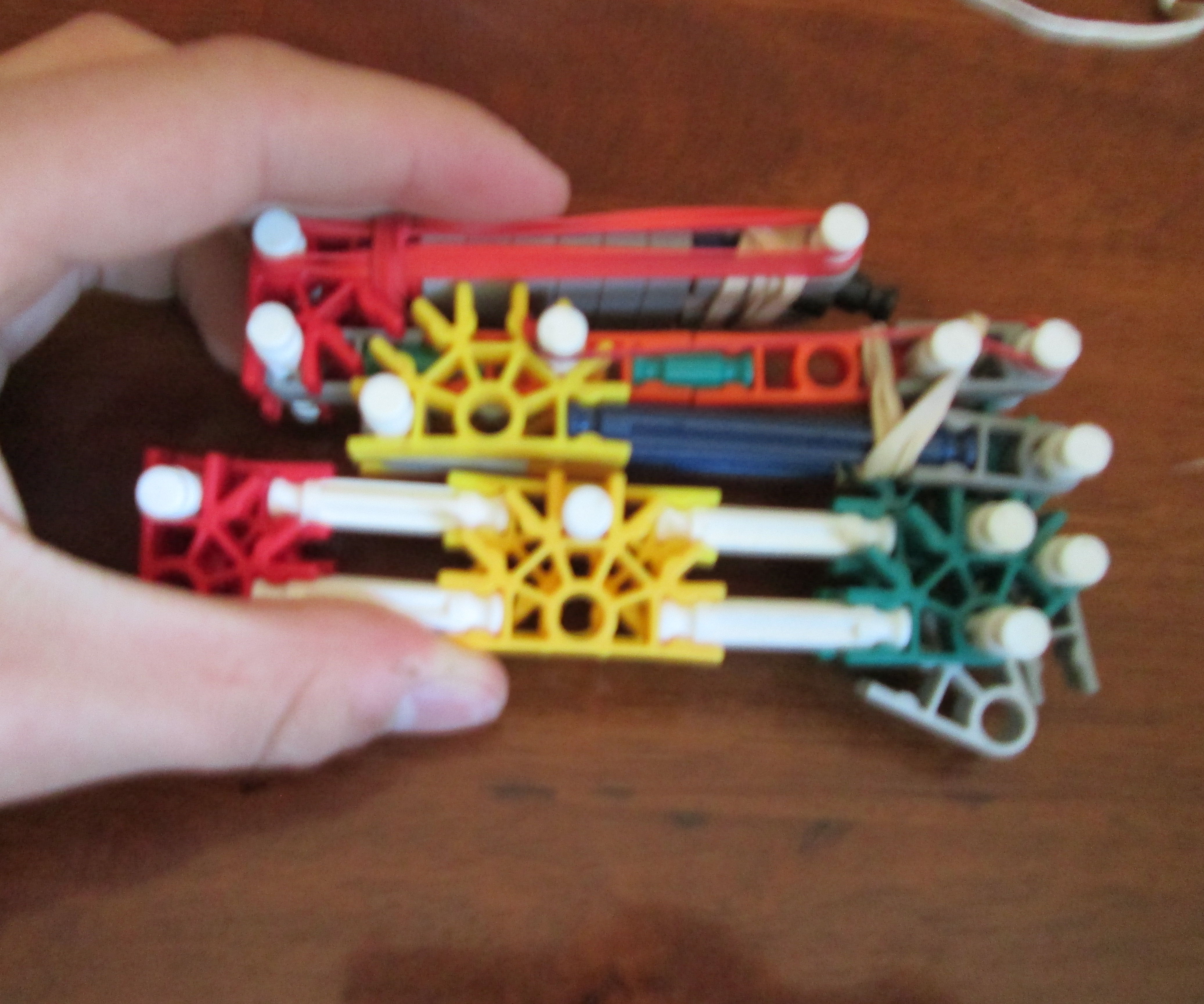 Fold Up Knex Rubber Band Gun 