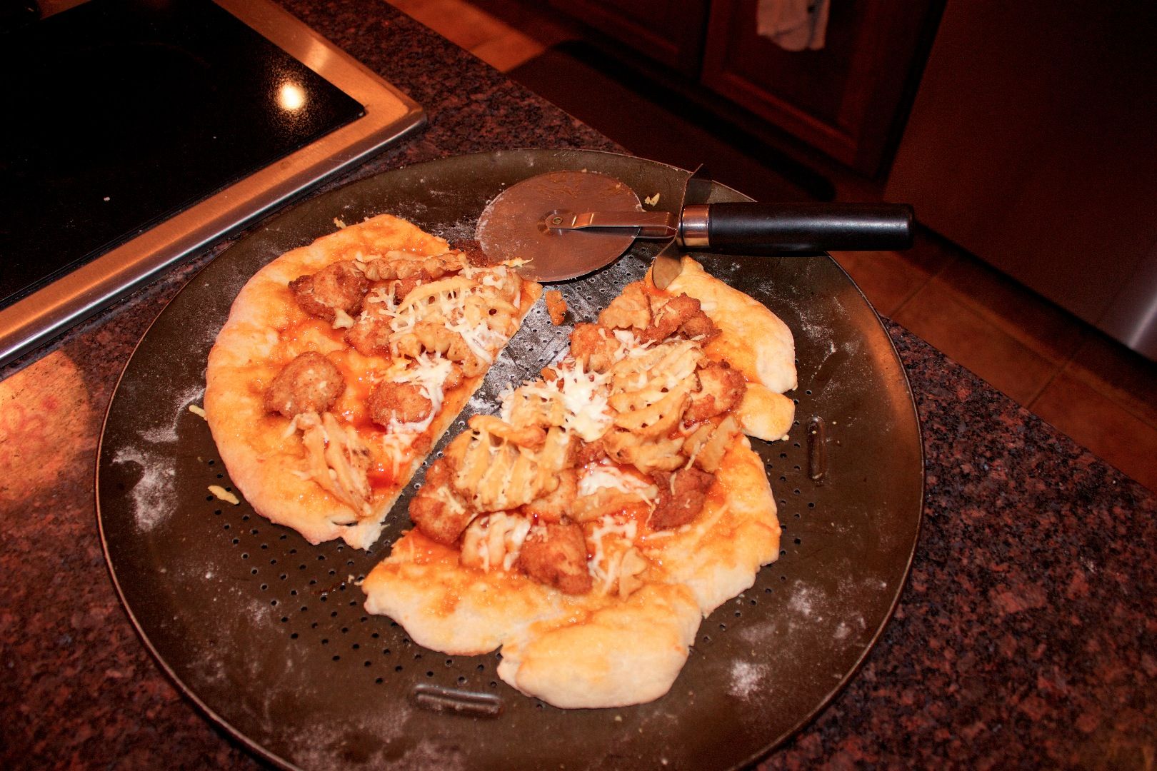 Chicken & Waffle Fry Pizza 12 Steps (with Pictures) Instructables