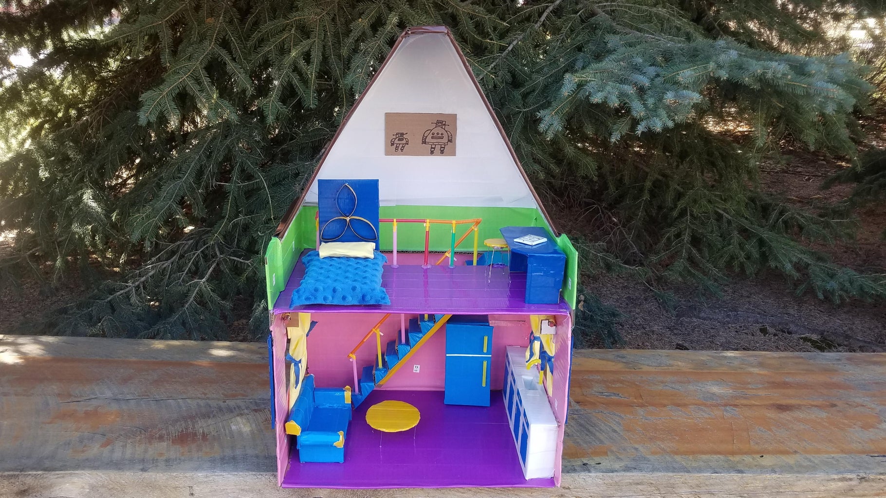 Cardboard Doll House