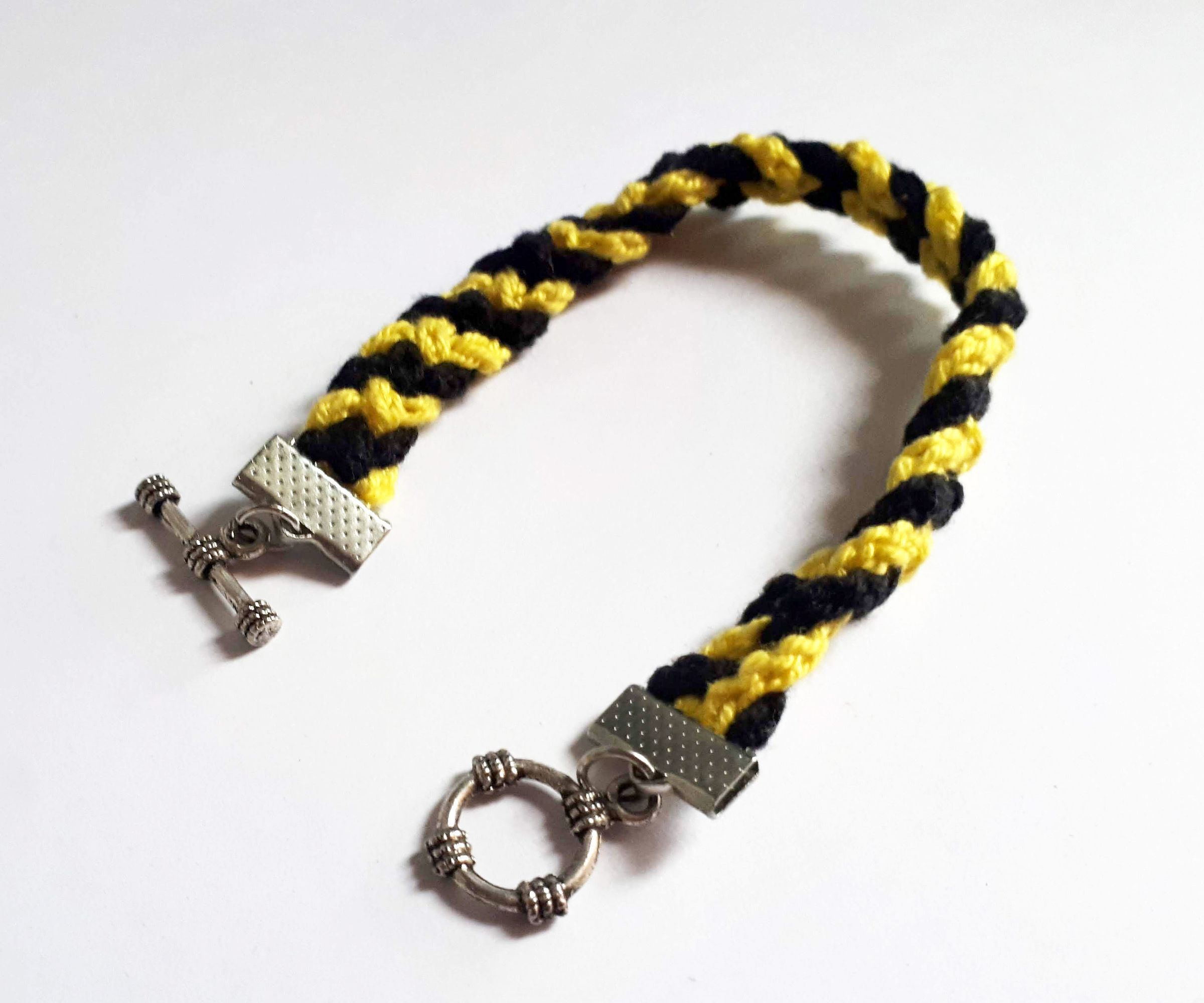 Braided Crochet Bracelet
