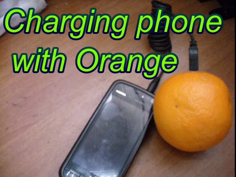 How to Charge Phone With Orange