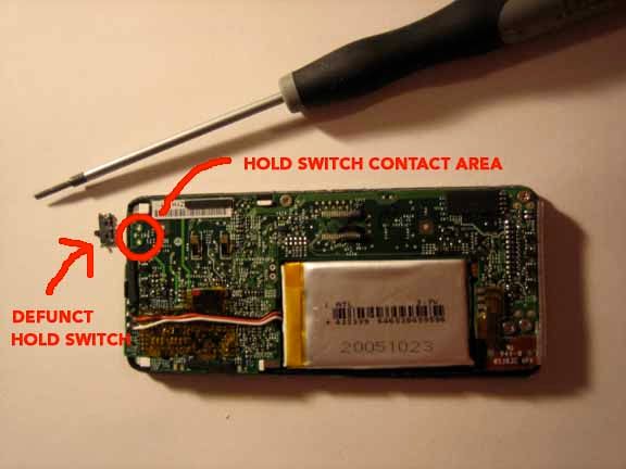 Ipod Nano Hold Button Fix!