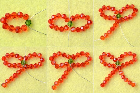 Make a Beaded Bow With Wire